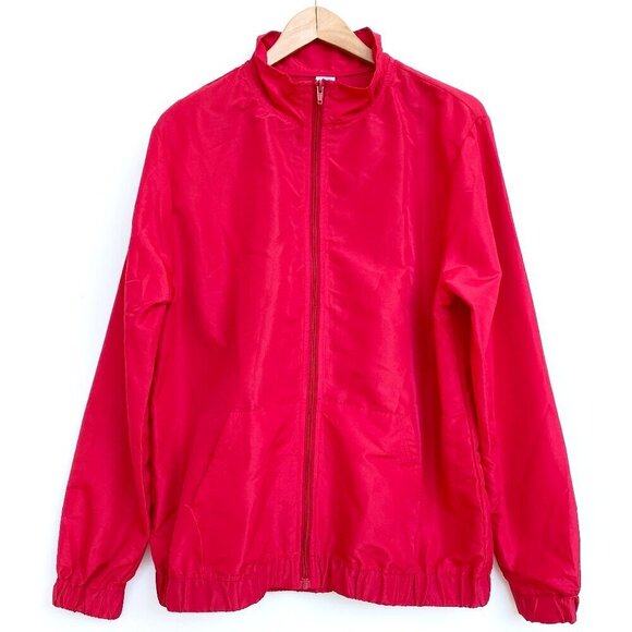 Balera Dancewear Adult Performance Full Zip Jacket Relaxed Fit Red - Picture 1 of 12
